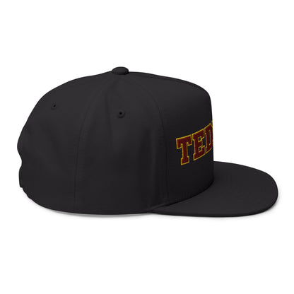 Minneapolis Roosevelt Teddies Embroidered Flat Bill Cap — School Spirit Snapback
