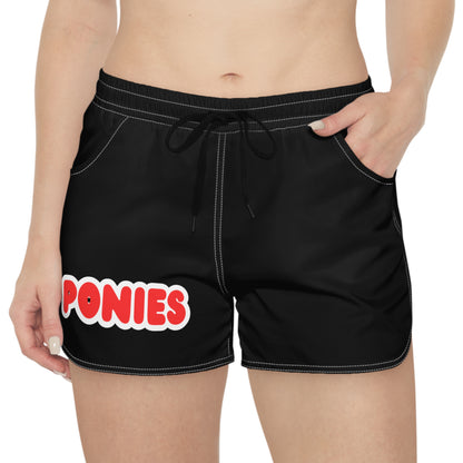 Stillwater Ponies Black Women's Casual Shorts