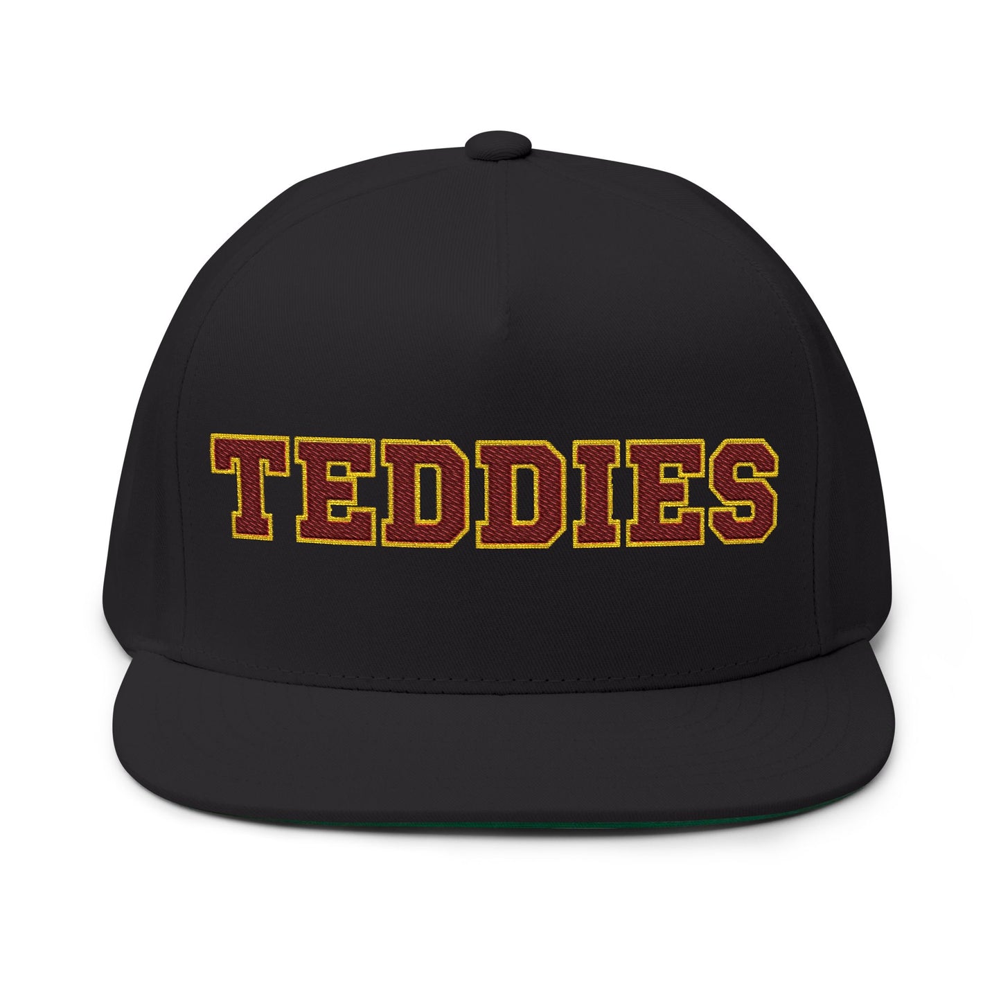 Minneapolis Roosevelt Teddies Embroidered Flat Bill Cap — School Spirit Snapback