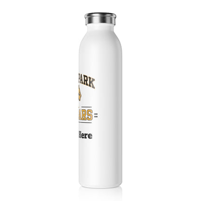 Como Park Cougars Slim Water Bottle —  Stainless Insulated Bottle