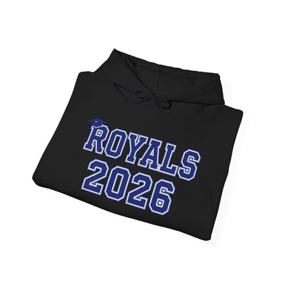 Woodbury Royals Class of 2026 Block Hoodie