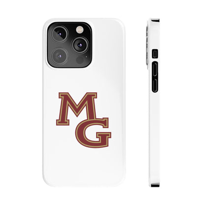 Maple Grove Crimson Slim Phone Case - Stylish Custom Cover for Daily Protection