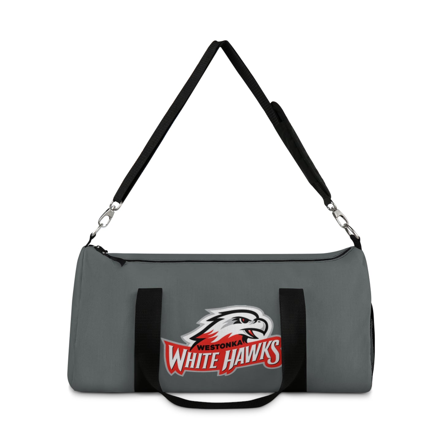 Mound Westonka White Hawks Duffel Bag - Stylish Gym & Travel Bag