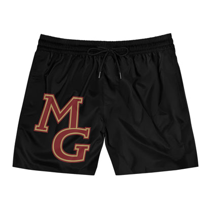 Maple Grove Crimson Stylish Men's Mid-Length Swim Shorts | Perfect for Summer Adventures