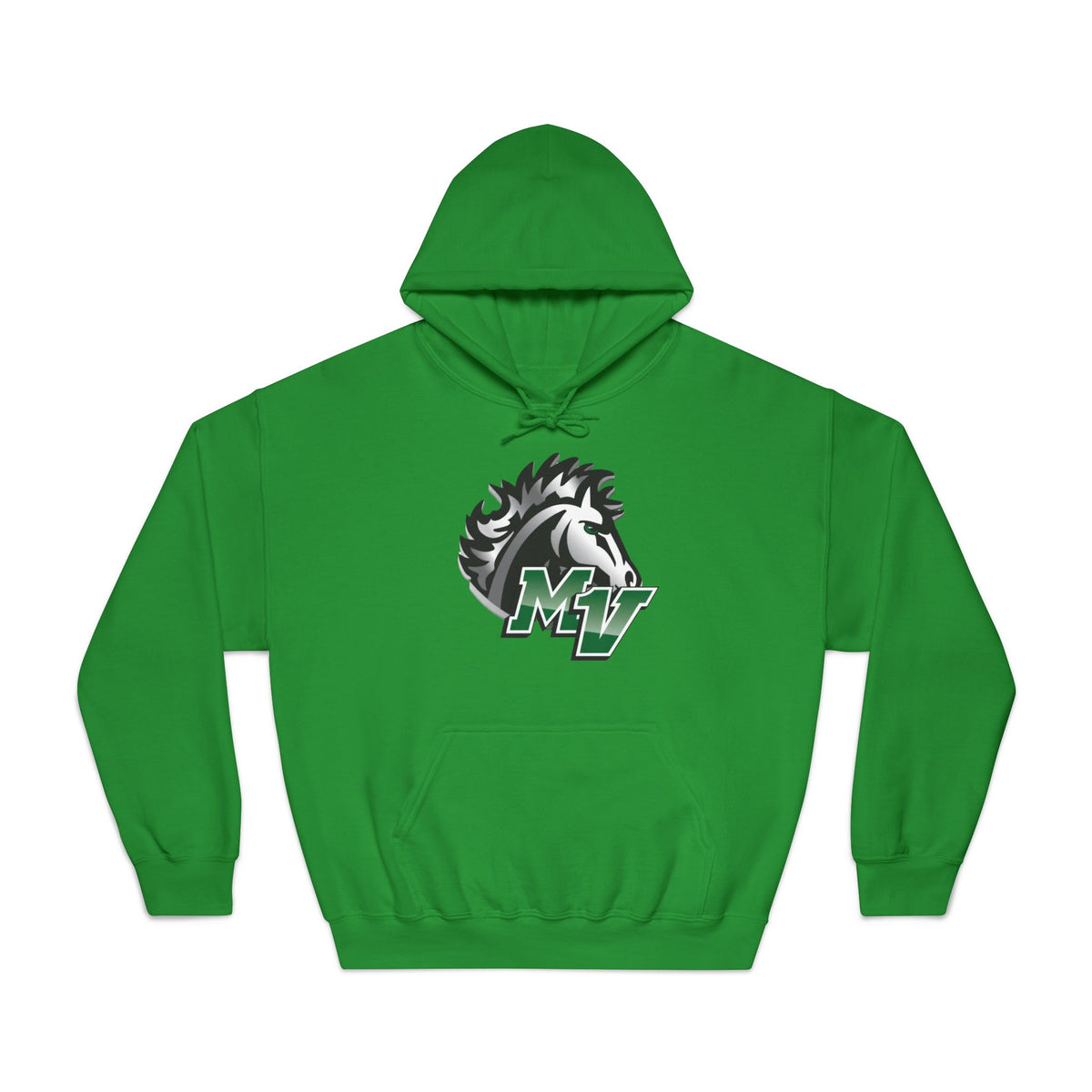 MV Mustang Hoodie — School Spirit Logo Sweatshirt