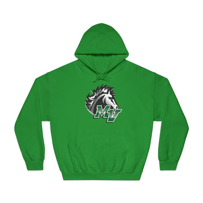 MV Mustang Hoodie — School Spirit Logo Sweatshirt