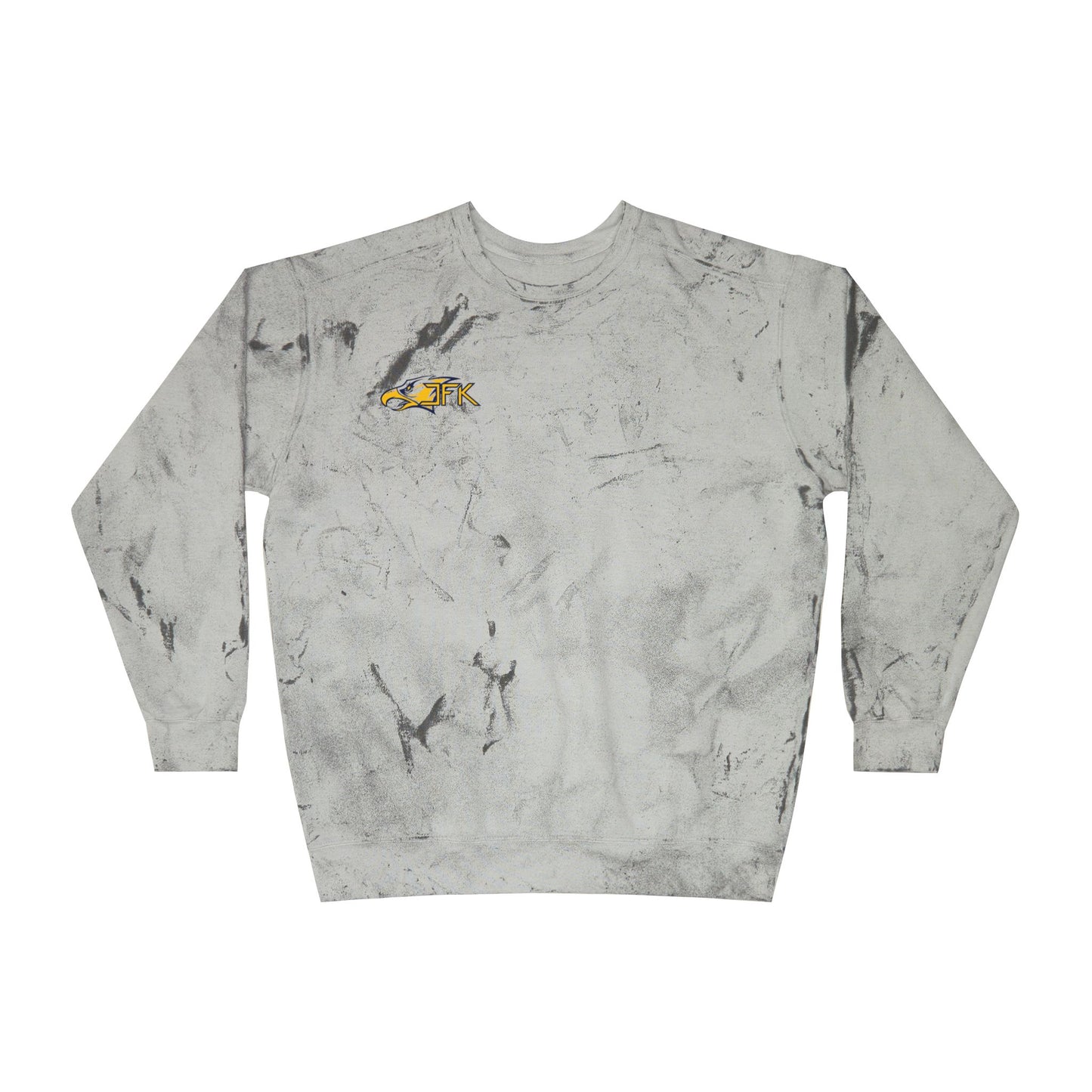 Bloomington Kennedy Eagles Color Blast Crewneck Sweatshirt for a Vibrant Vibe, Unisex Tie-Dye Fashion