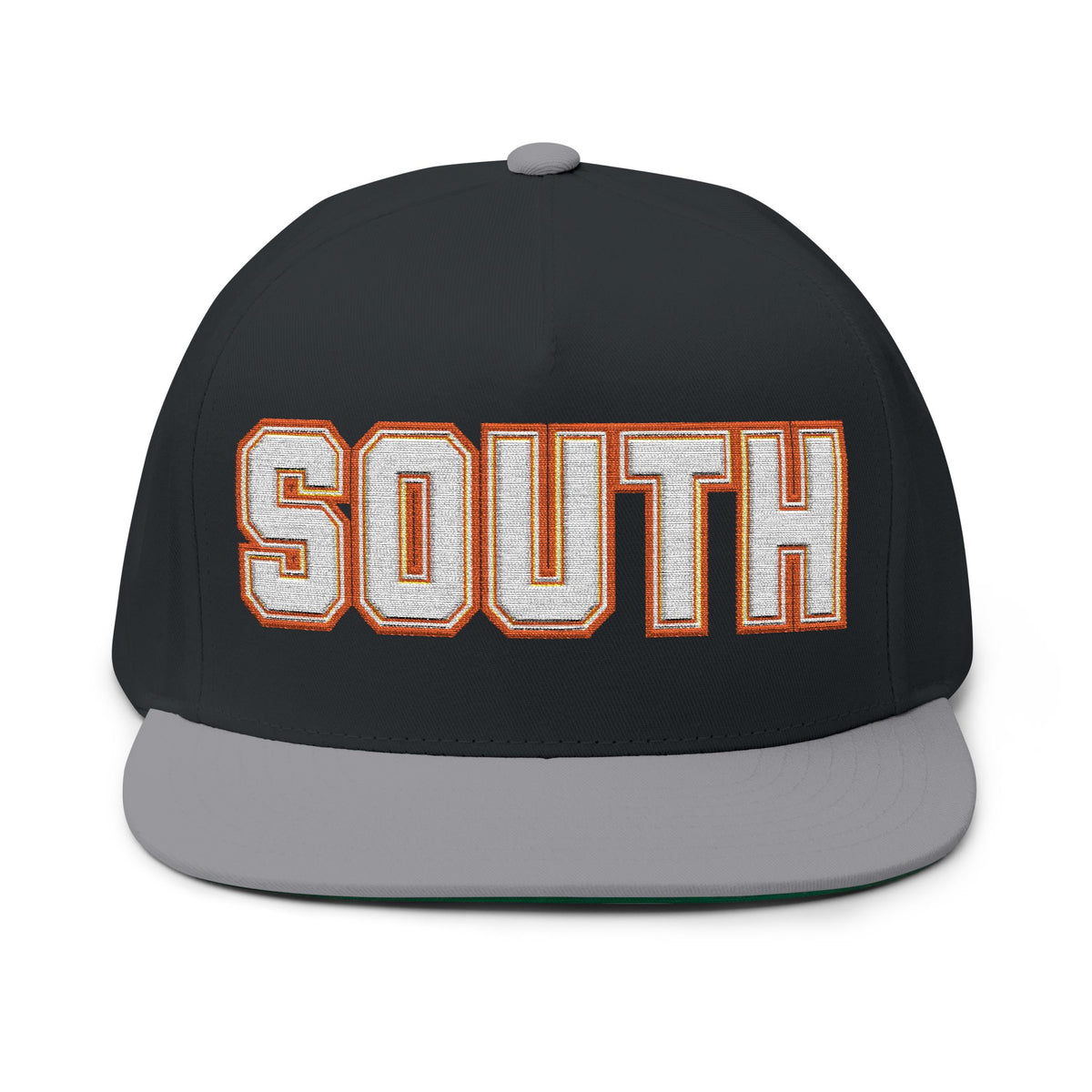 Minneapolis South Tigers Embroidered BlueText Flat Bill Cap — School Spirit Snapback