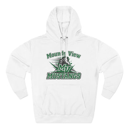 Mounds View Mustangs Three-Panel Fleece Hoodie