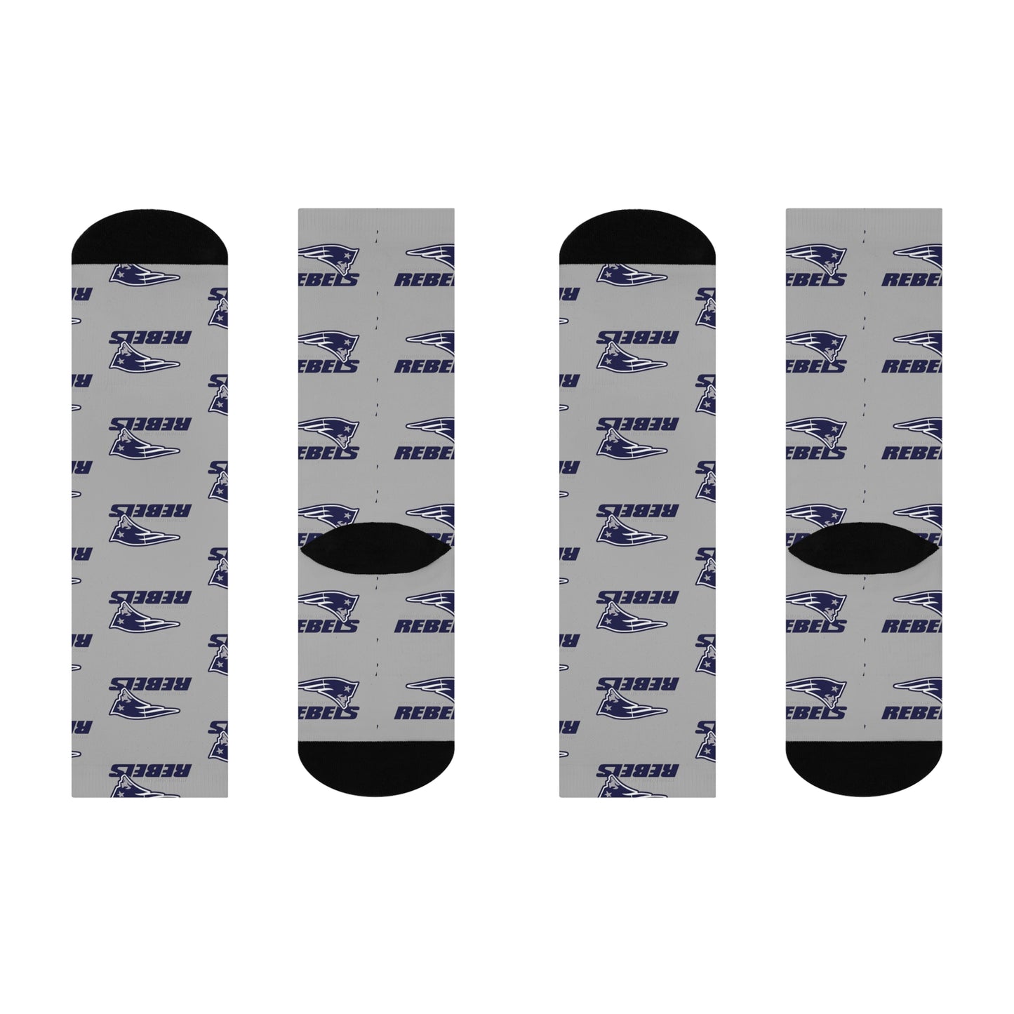 Champlin Park Rebels Trendy Cushioned Crew Socks