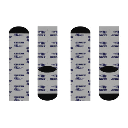 Champlin Park Rebels Trendy Cushioned Crew Socks