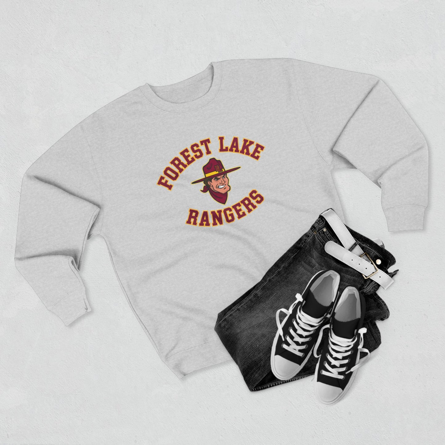 Forest Lake Rangers Unisex Crewneck Sweatshirt  - Cozy Everyday Wear