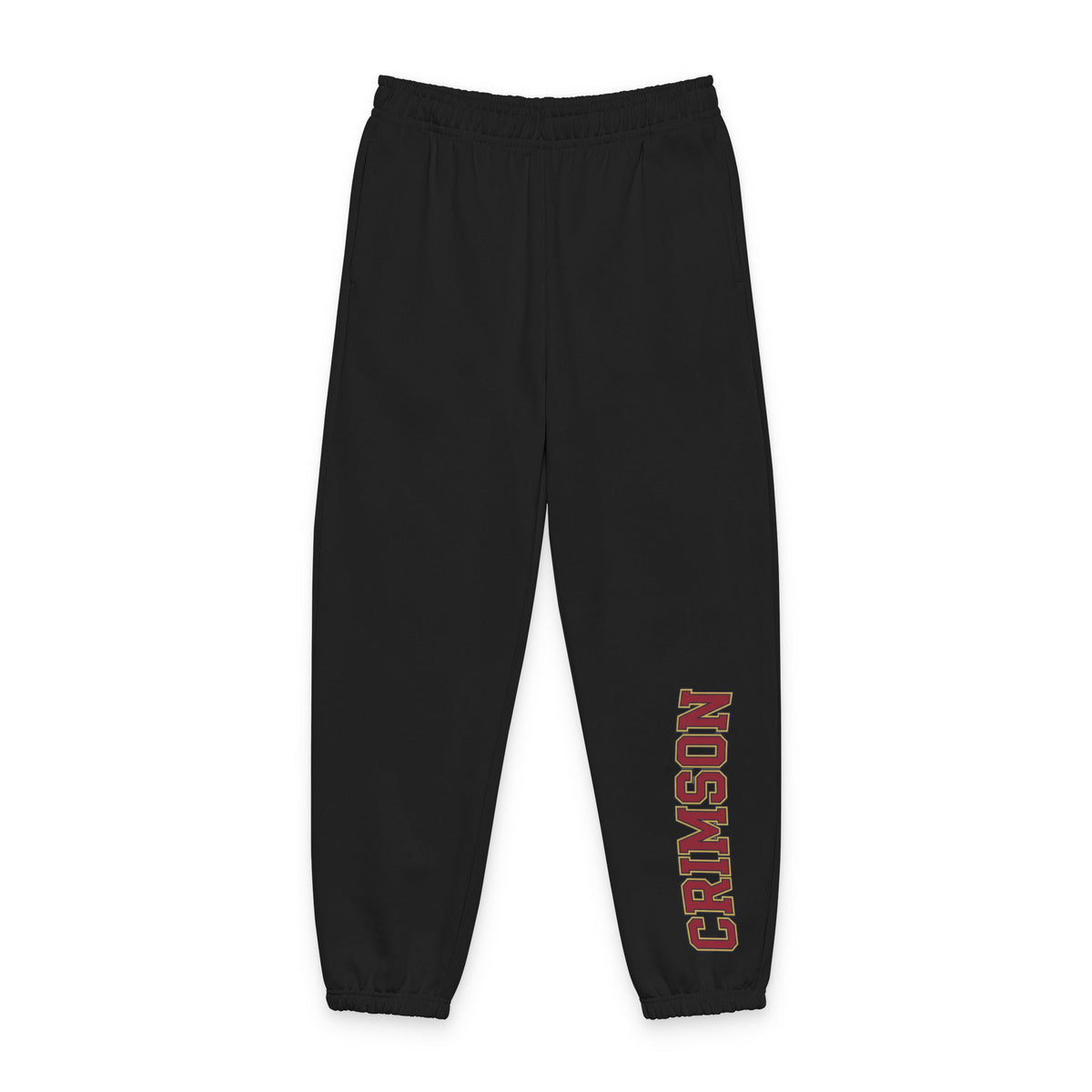 Maple Grove Crimson Sweatpants — Cozy Athletic Team Joggers