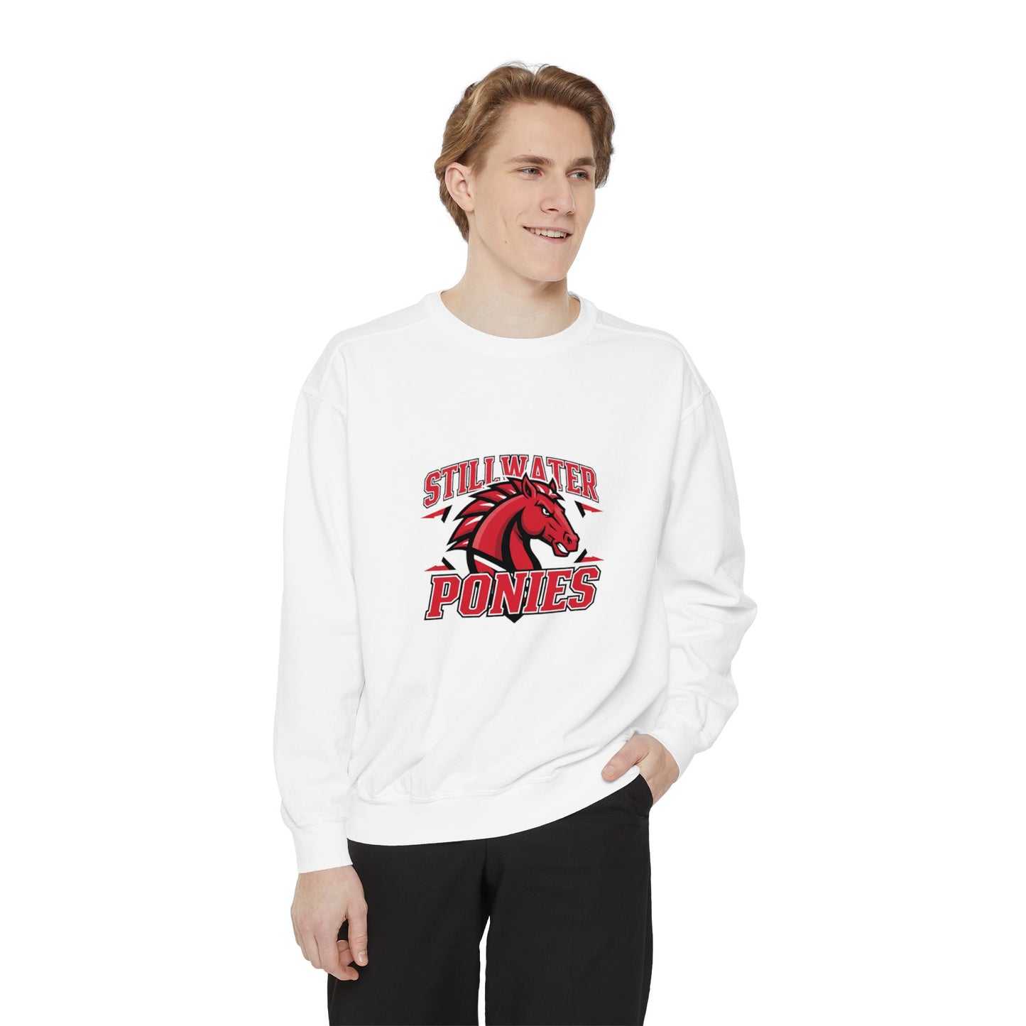 Stillwater Ponies Unisex Garment-Dyed Sweatshirt