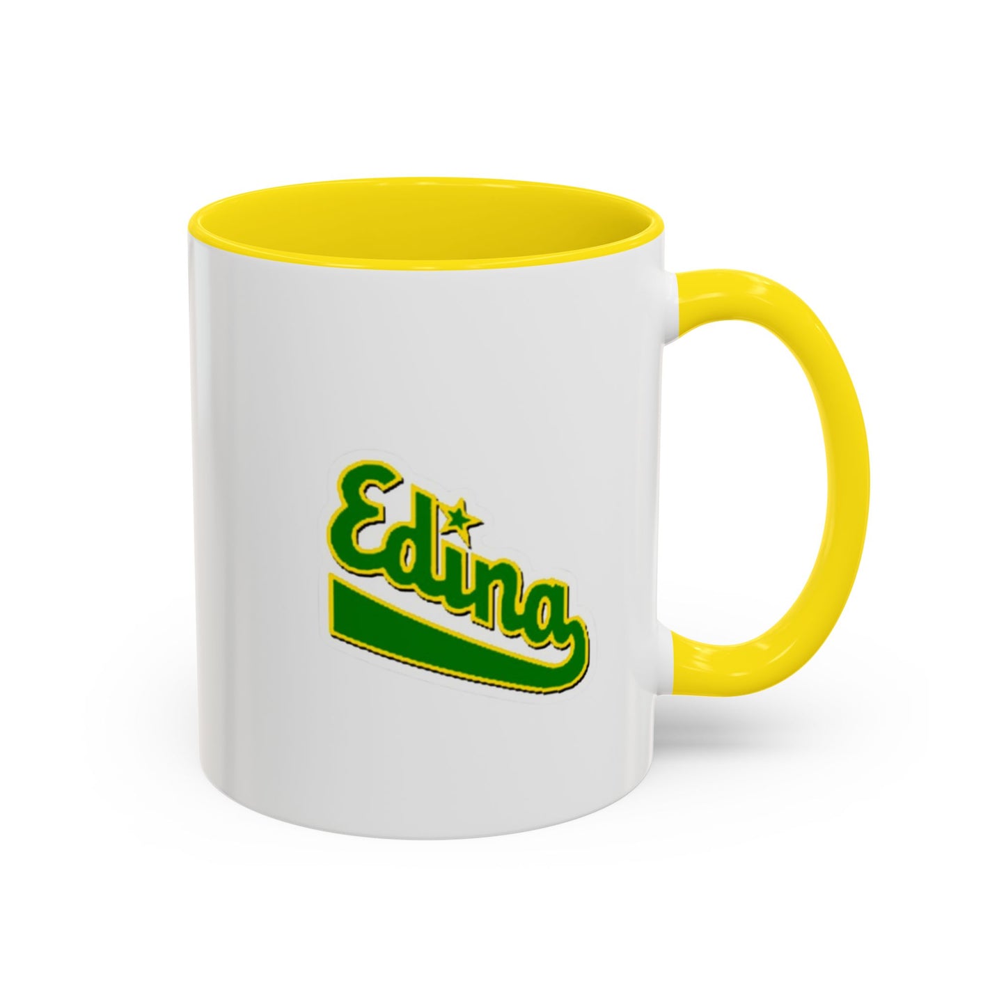 Edina Accent Coffee Mug - 11 & 15oz Ceramic - Perfect Gift for Coffee Lovers