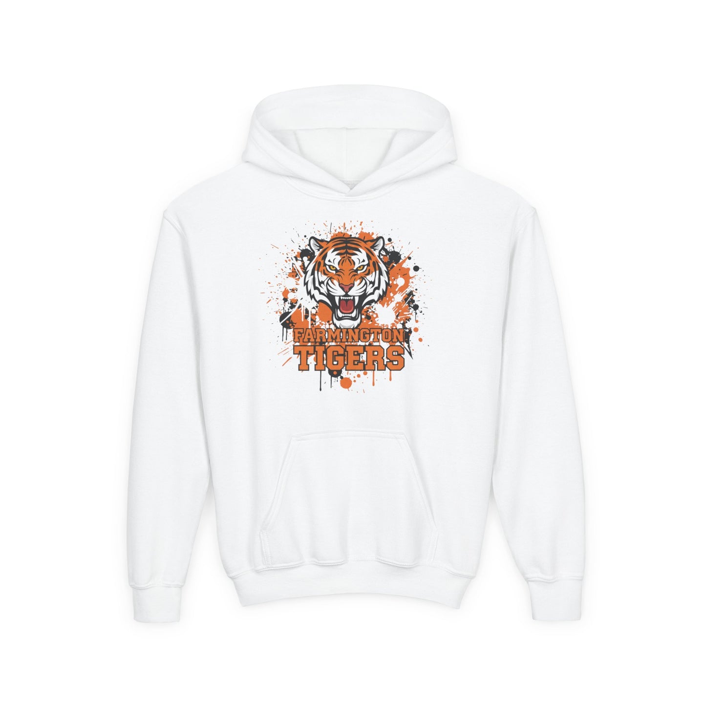 Farmington Tigers Hoodie - Cozy Heavy Blend Sweatshirt for Kids