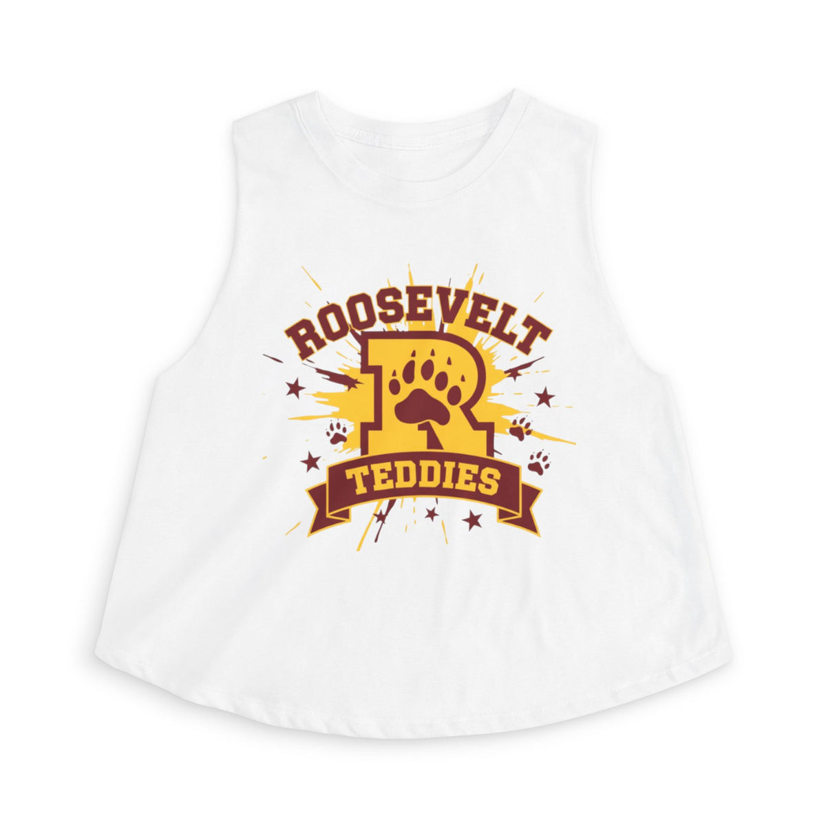 Minneapolis Roosevelt Teddies Crop Top — Women’s Athletic Tank
