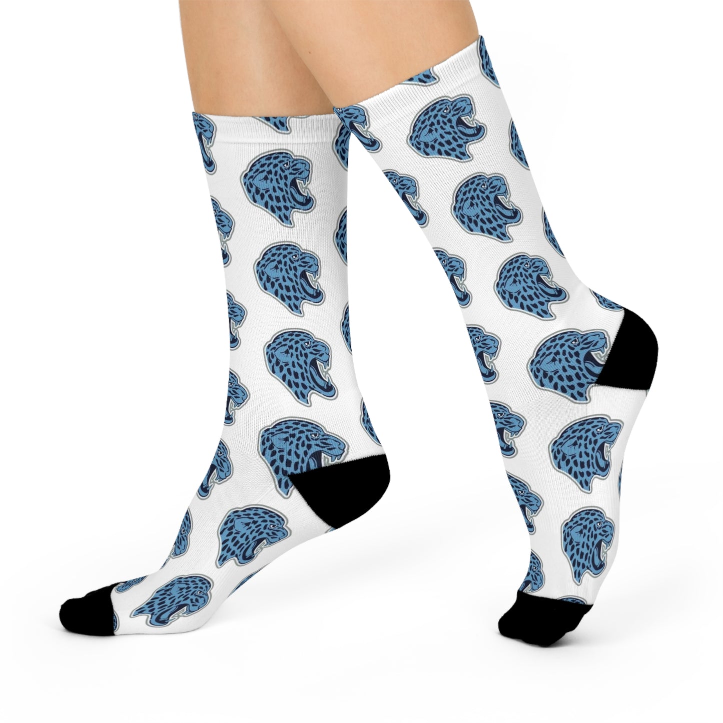 Bloomington Jefferson Jaguars Trendy Cushioned Crew Socks