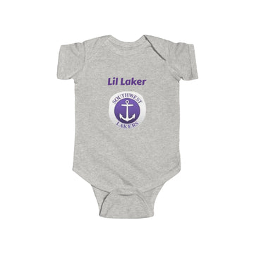 Minneapolis Southwest Cute Infant Bodysuit - Lil Laker Design for Baby Fans