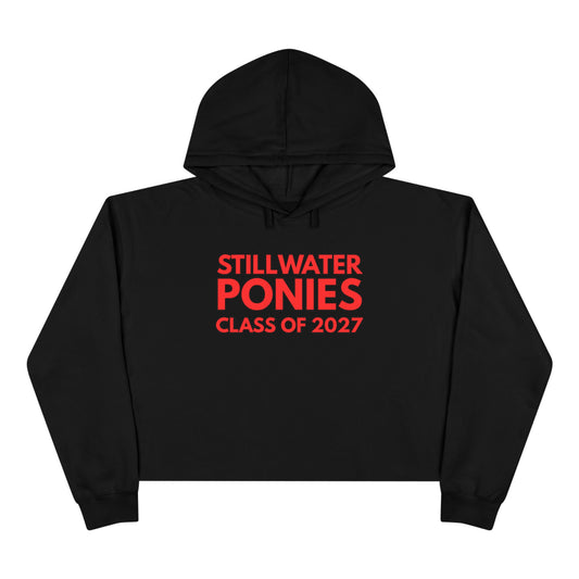 Stillwater Ponies Class of 2027 Cropped Hoodie