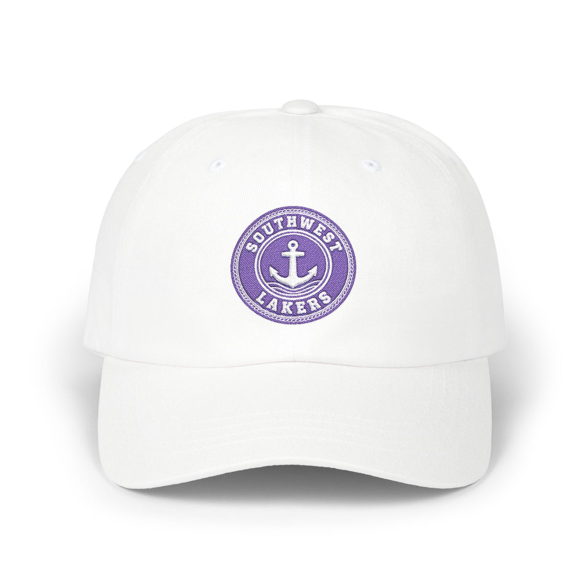 Minneapolis Southwest Lakers Classic Cap – Casual Adjustable White Hat