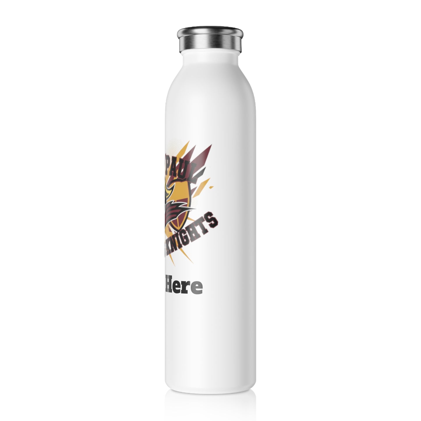 Saint Paul Harding Knights Slim Water Bottle —  Stainless Insulated Bottle