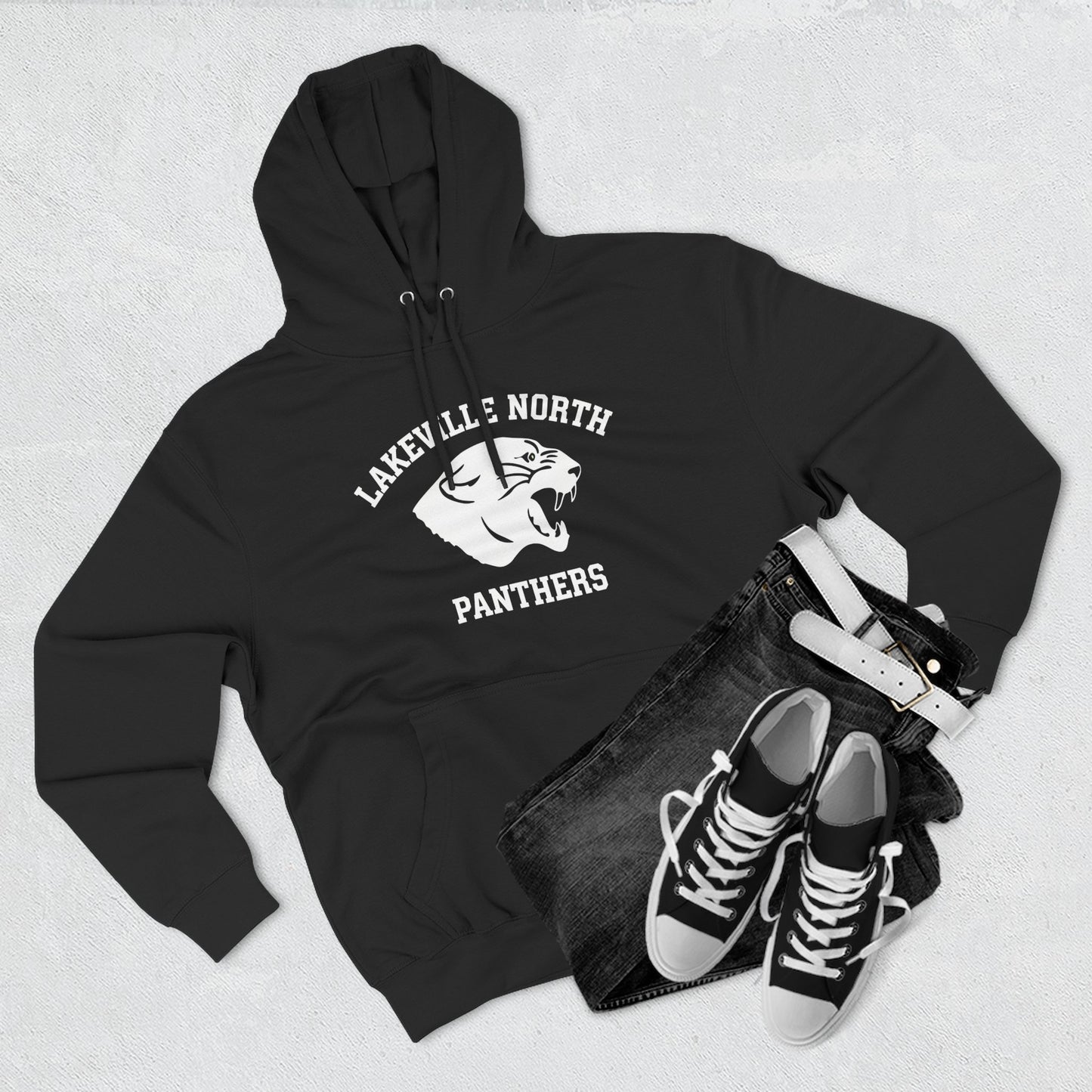 Lakeville North Panthers Fleece Hoodie — School Mascot Pullover