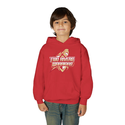 Two Rivers Warriors Logo Youth Sporty Hoodie