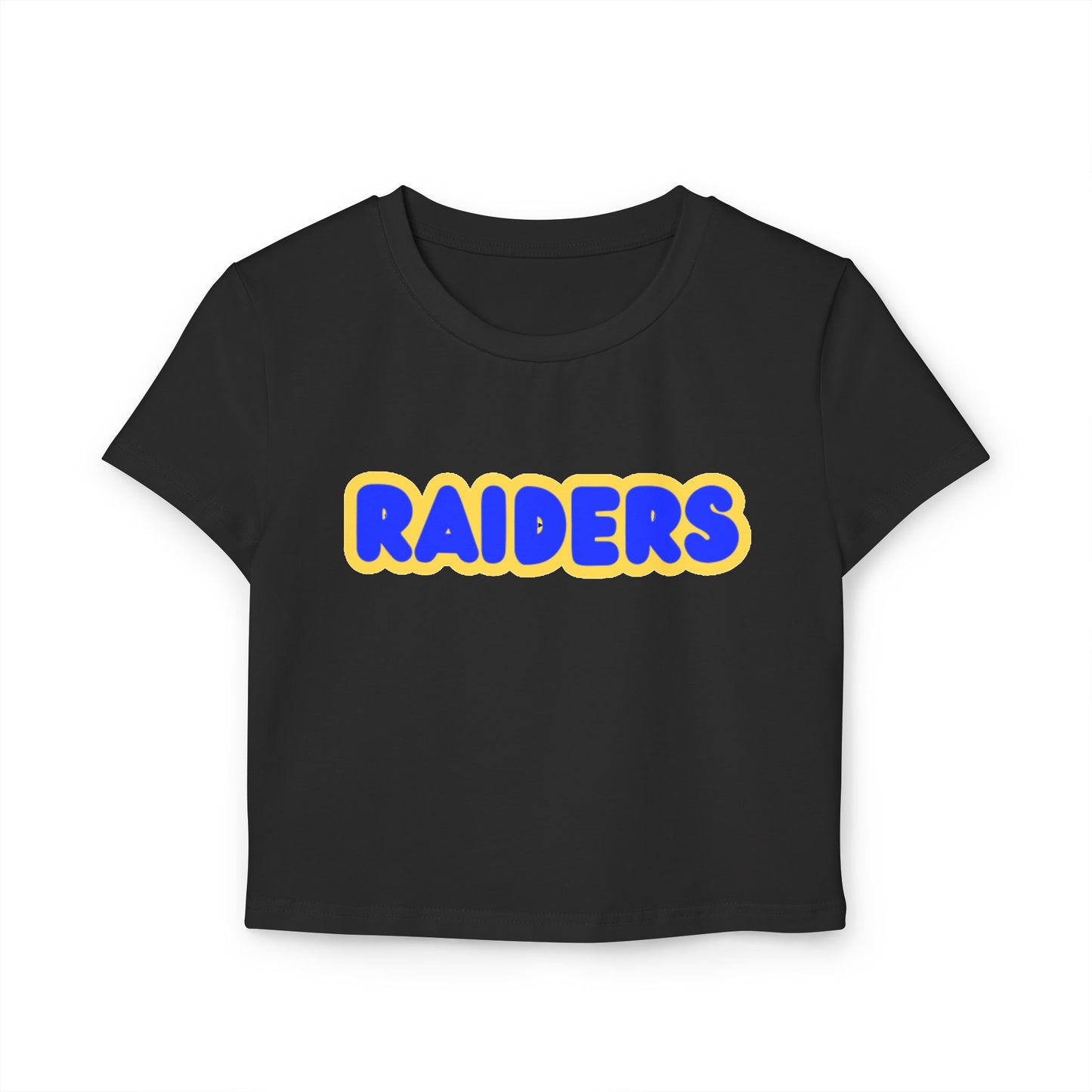Hastings Raiders Women’s Baby Tee - Retro Graphic Top for Casual Vibes