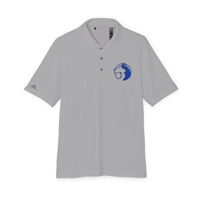 Saint Anthony Huskies Performance Polo - adidas Unisex with Blue Logo
