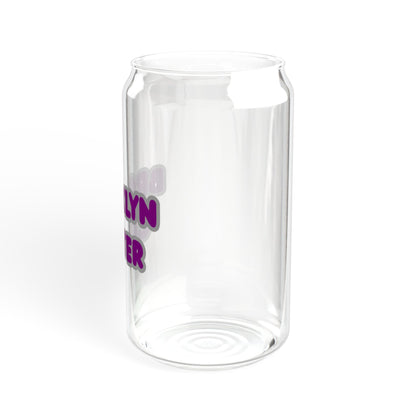 Brooklyn Center Centaurs  Stylish 16oz Sipper Glass, Eco-Friendly Drinkware