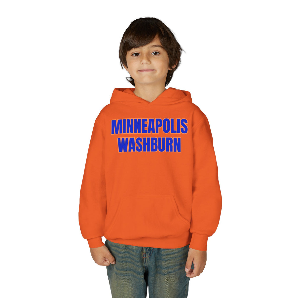Minneapolis Washburn Youth Hoodie - Cozy Heavy Blend Sweatshirt for Trends & School Spirit
