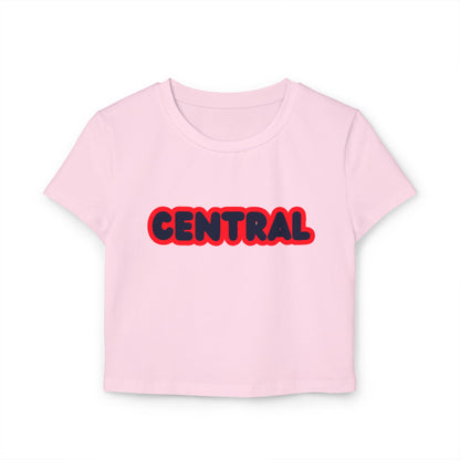 Saint Paul Central Minutemen Women’s Baby Tee - Retro Graphic Top for Casual Vibes