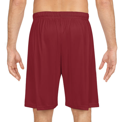 Minneapolis Roosevelt Teddies Maroon Black Basketball Shorts
