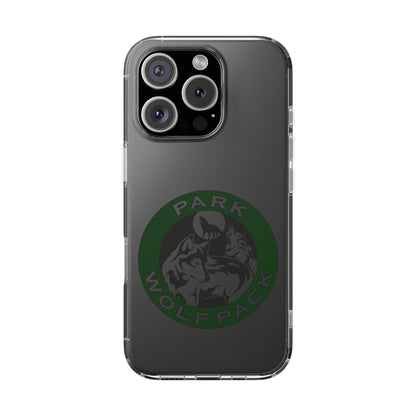Custom Clear Phone Case - Park Wolfpack Design