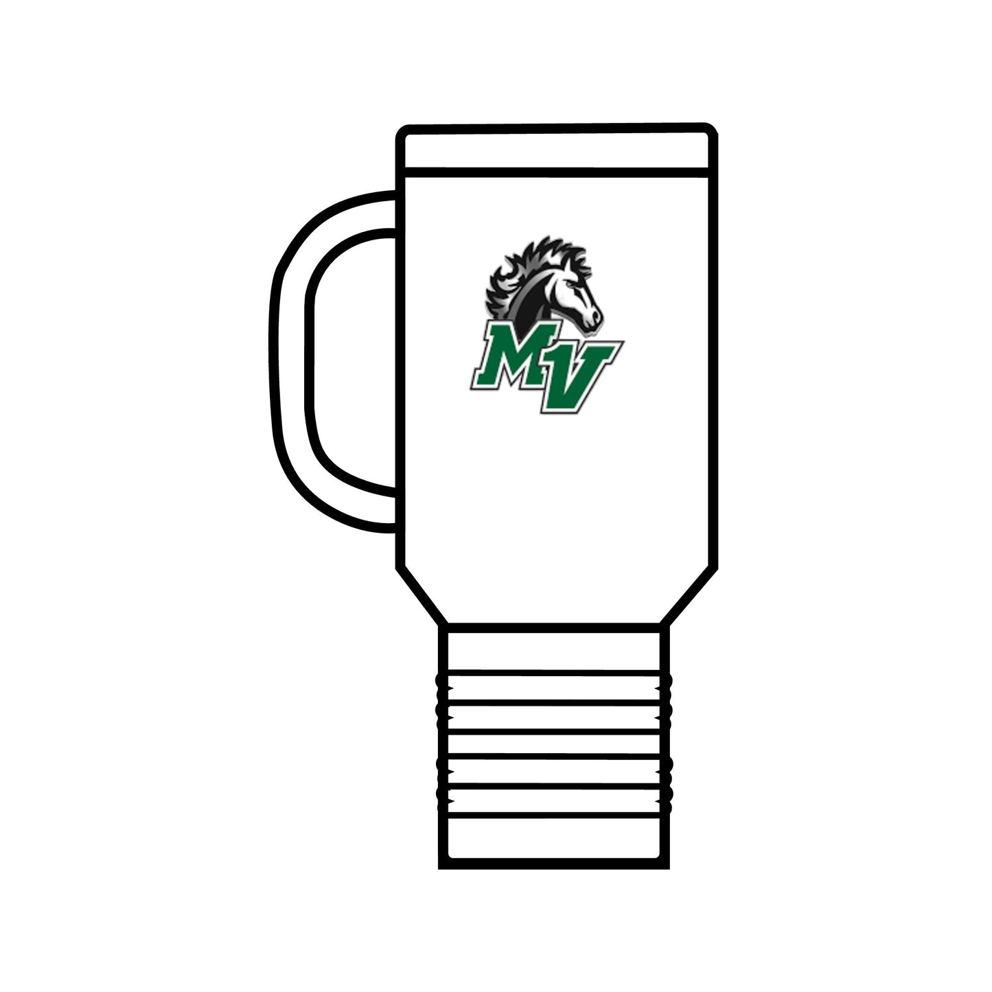 Mounds View Mustangs Insulated Travel Mug, 40oz