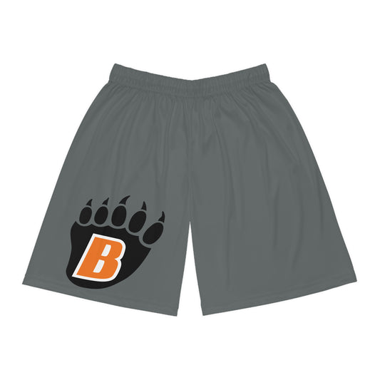 White Bear Lake Bears Grey Basketball Shorts