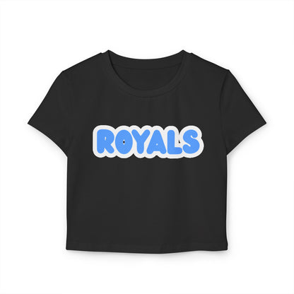 Woodbury Royals Women’s Baby Tee - Retro Graphic Top for Casual Vibes
