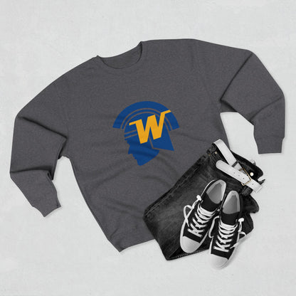 Unisex Crewneck Sweatshirt with Wayzata Trojans Design - Perfect for Sports Fans & Casual Wear