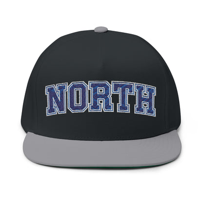 Minneapolis North Embroidered Flat Bill Cap