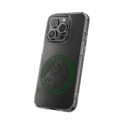 Custom Clear Phone Case - Park Wolfpack Design