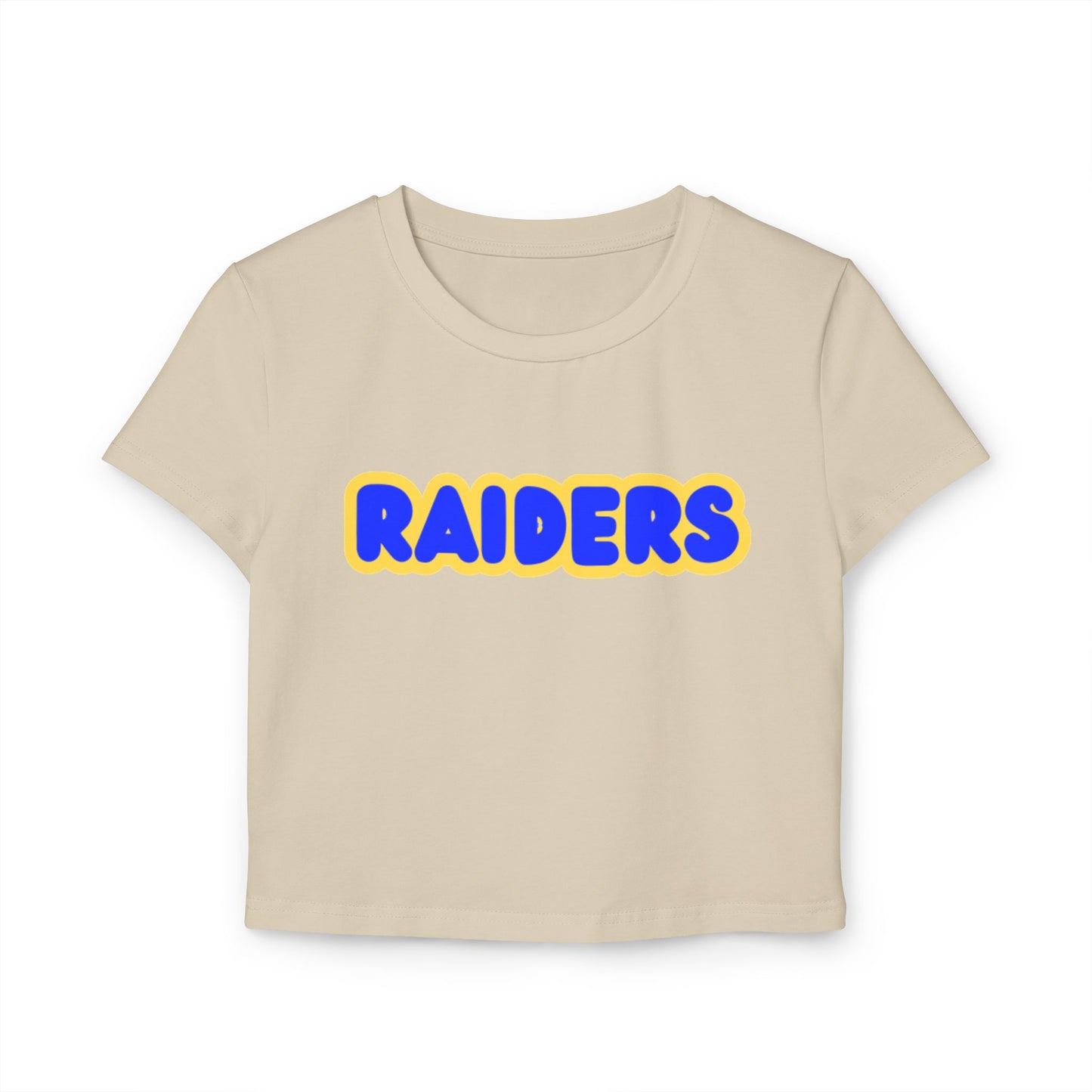 Hastings Raiders Women’s Baby Tee - Retro Graphic Top for Casual Vibes