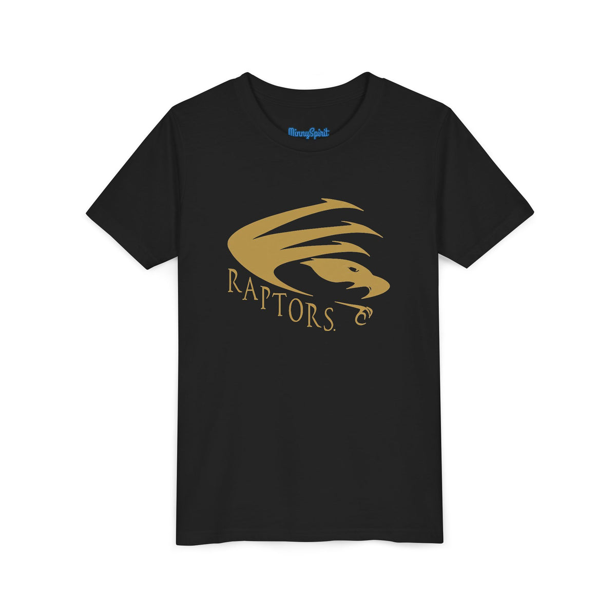 East Ridge Raptors Youth Black Logo Short Sleeve Tee