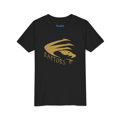 East Ridge Raptors Youth Black Logo Short Sleeve Tee