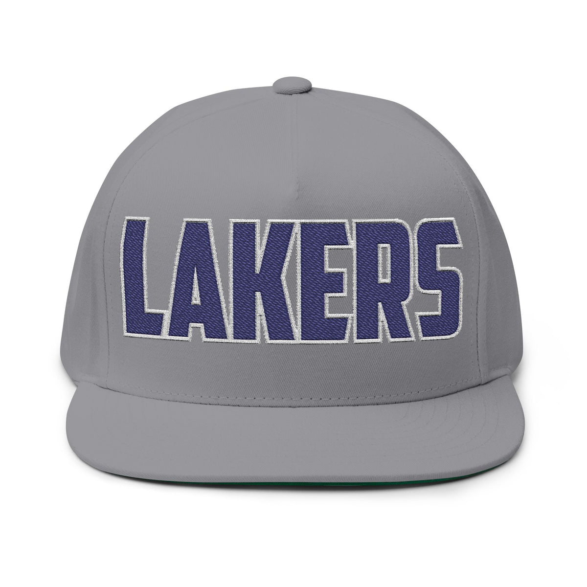 Minneapolis Southwest Lakers Embroidered Flat Bill Cap — Retro Varsity Patch Snapback