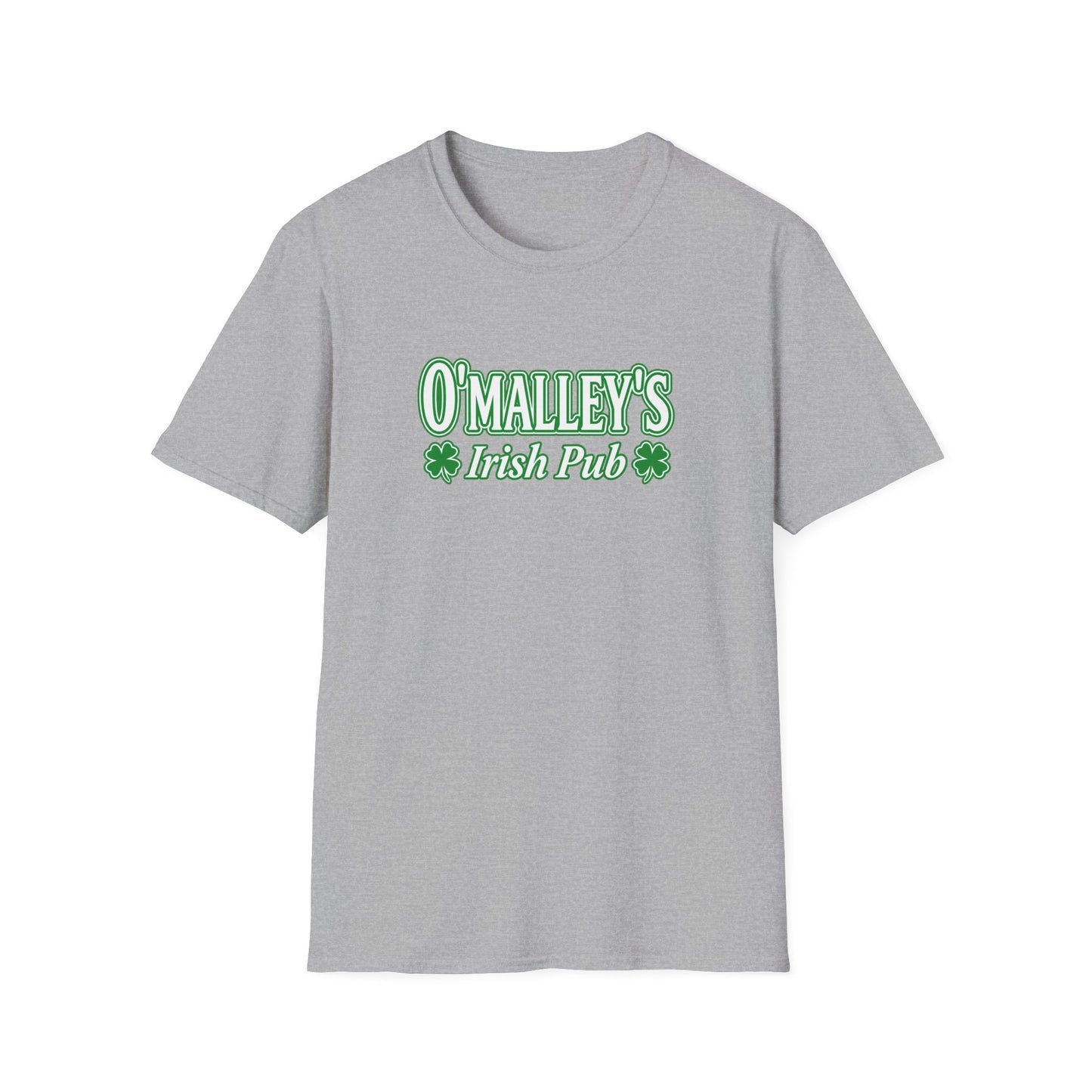 O'Malley's Irish Pub T-Shirt White Logo  - Unisex