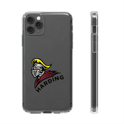 Clear Phone Case with Harding Logo