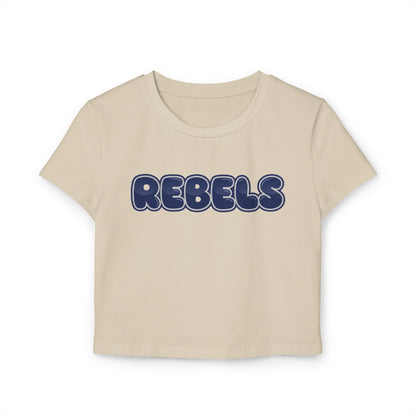 Champlin Park Rebels Women’s Baby Tee - Retro Graphic Top for Casual Vibes