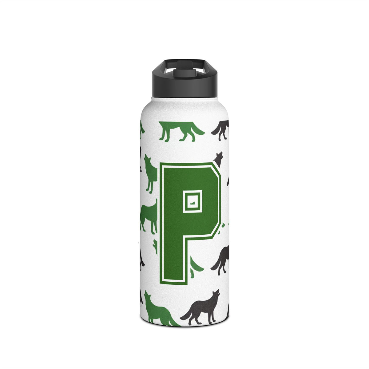 Park Cottage Grove Green Wolfpack Stainless Steel Water Bottle