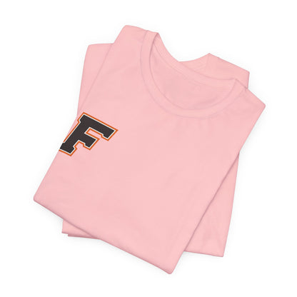 Farmington Tigers 'F' Graphic Tee — Retro Letterman Style T-Shirt